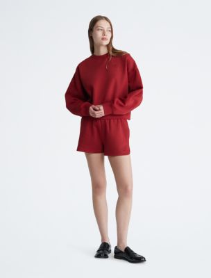 Archive Logo Fleece Cropped Sweatshirt + Shorts, 