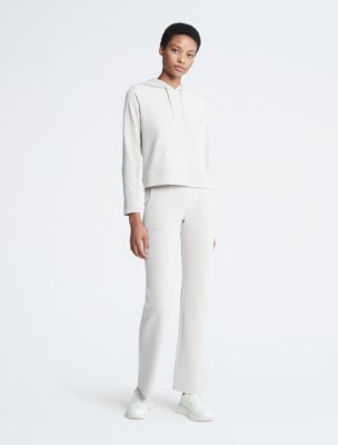 Performance Hoodie + High Waist Flared Pants, 
