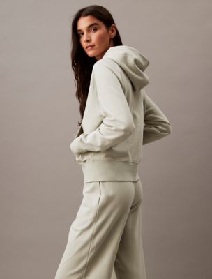 French Terry Zip Hoodie, Desert Sage