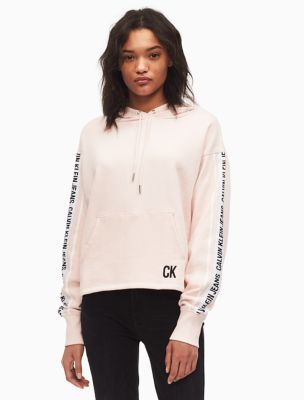 calvin klein women's hooded sweatshirt