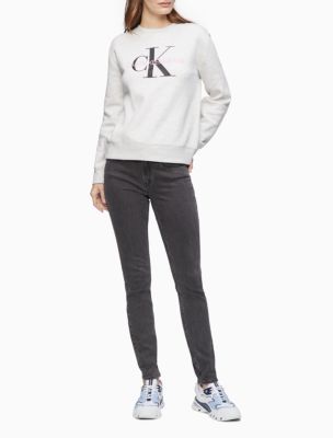 monogram logo crewneck sweatshirt
