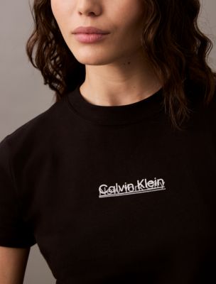Overlap Logo Slim T-Shirt | Calvin Klein Overlap Logo Slim T-Shirt | Calvin Klein