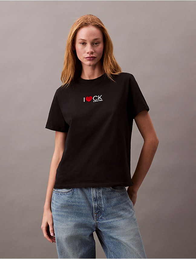 Monogram Logo Boxy T-Shirt | Calvin Klein Monogram Logo Boxy T-Shirt | Calvin Klein