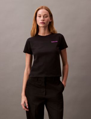 Thumbnail of Foil Logo Graphic Slim T-Shirt, Black Beauty