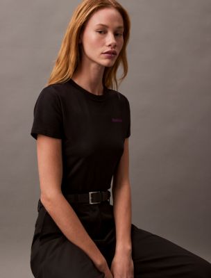 Thumbnail of Foil Logo Graphic Slim T-Shirt, Black Beauty