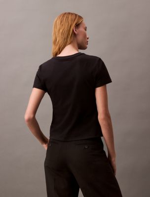 Thumbnail of Foil Logo Graphic Slim T-Shirt, Black Beauty