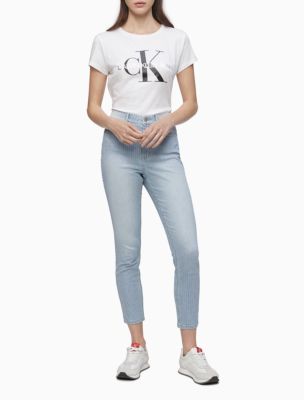 calvin klein women's black t shirt