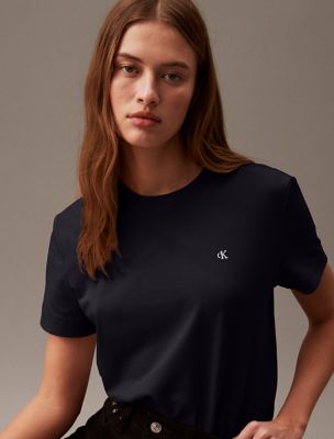 Buy Calvin Klein Archival Mono Logo Tee Black - Scandinavian