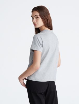 Calvin Klein T-shirt CKJ Organic Cotton Logo Centro Areia J30J320595 -  Transwear