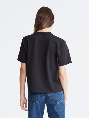 Fit Relaxed Standard | T-Shirt Logo USA Calvin Crewneck Klein®