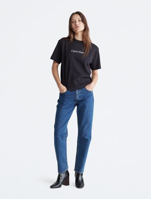 Relaxed Fit Calvin Klein® T-Shirt Standard | Logo USA Crewneck