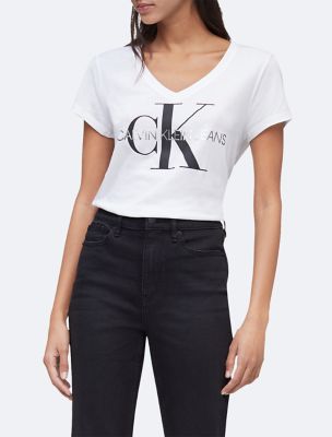 Tee shirt calvin klein femme new arrivals