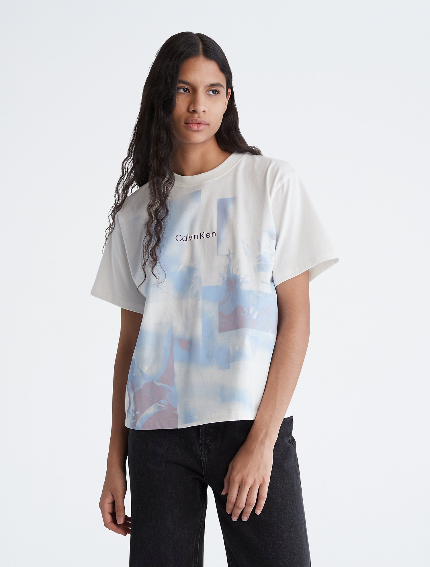 Floral Graphic Boxy T-Shirt | Calvin Klein® USA