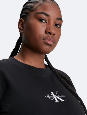 Plus Size Monogram Calvin USA | Klein® Logo Fit T-Shirt Slim