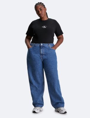 Logo Size Calvin Klein® | Slim Plus T-Shirt Monogram Fit USA