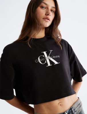 Cropped Monogram Sweatshirt Calvin Klein®