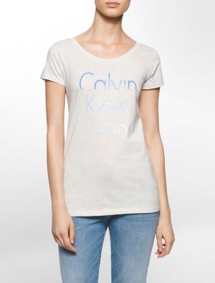 calvin klein scoop neck tee