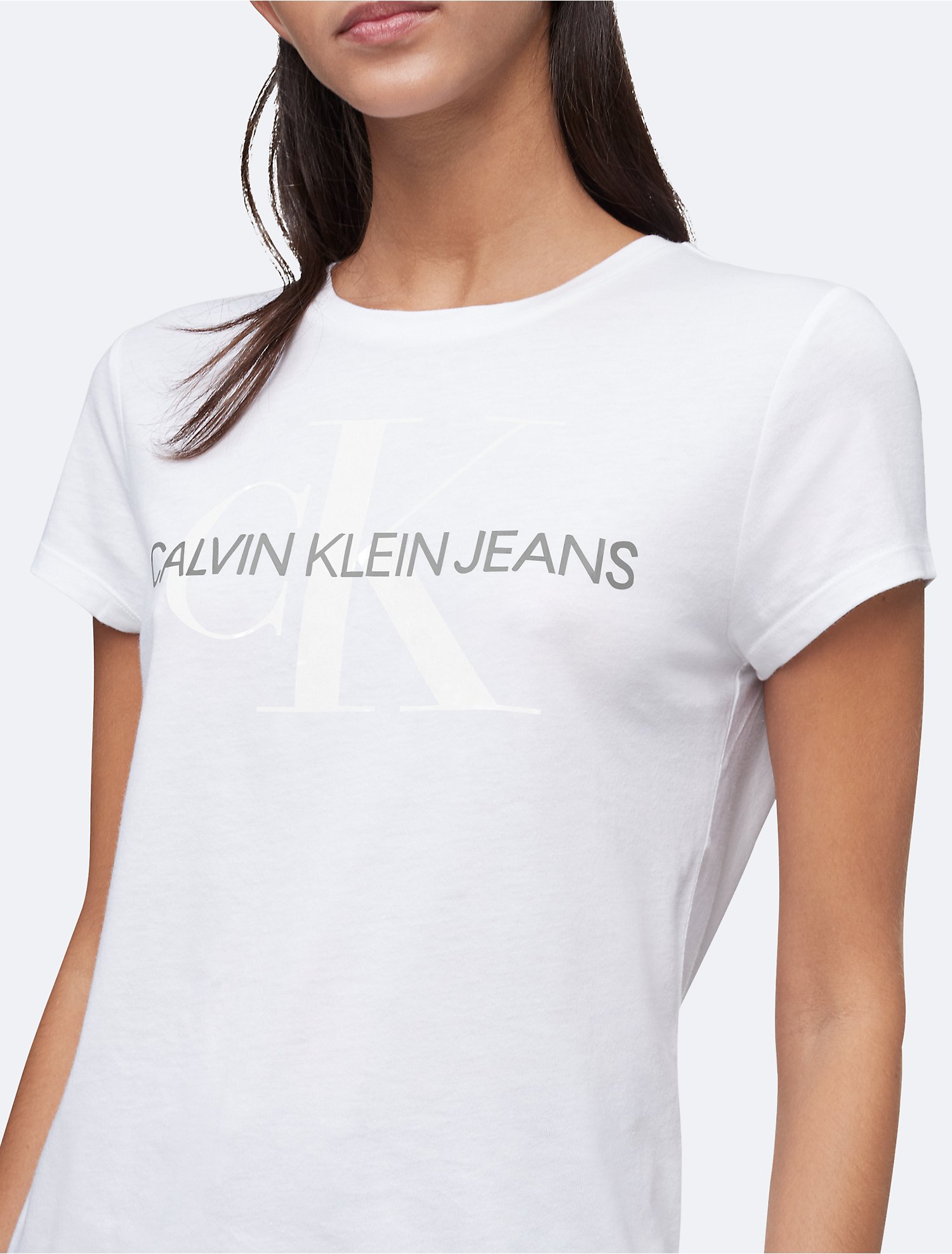 Is aan het huilen dienen Automatisch Monogram Logo Crewneck T-Shirt | Calvin Klein