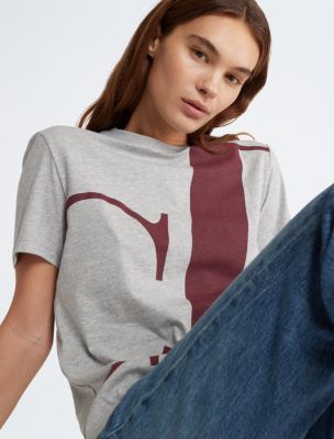 Monogram Oversized Logo Crewneck T-Shirt