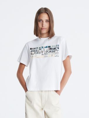 Collage Graphic Boxy Crewneck T-Shirt