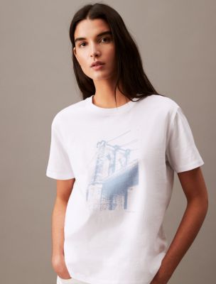 Brooklyn Bridge Classic T Shirt Calvin Klein USA