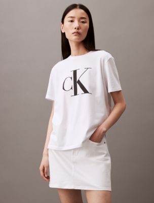 Monogram Logo Crewneck T-Shirt, Brilliant White