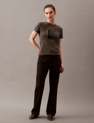 Leaves Graphic Slim Fit T-Shirt, Beluga