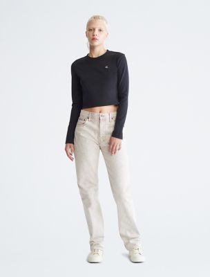 Cropped Monogram Sweatshirt Calvin Klein®