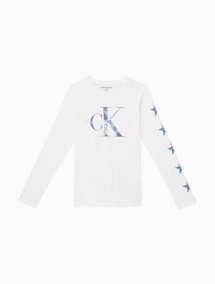 white calvin klein long sleeve