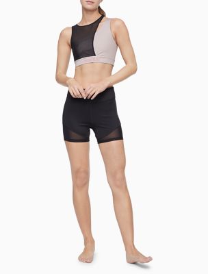 calvin klein mesh sports bra