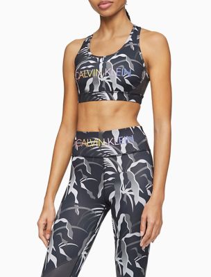 Calvin Klein Low Impact Ruched Sports Bra | Th