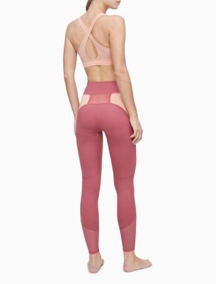 Buy Calvin Klein Performance Women's Sports Leggings (4WS9L696_High Risk Red/C_Medium)  at