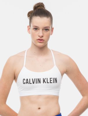 calvin klein strappy sports bra