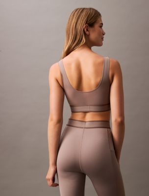 Calvin klein mesh sports bra hotsell
