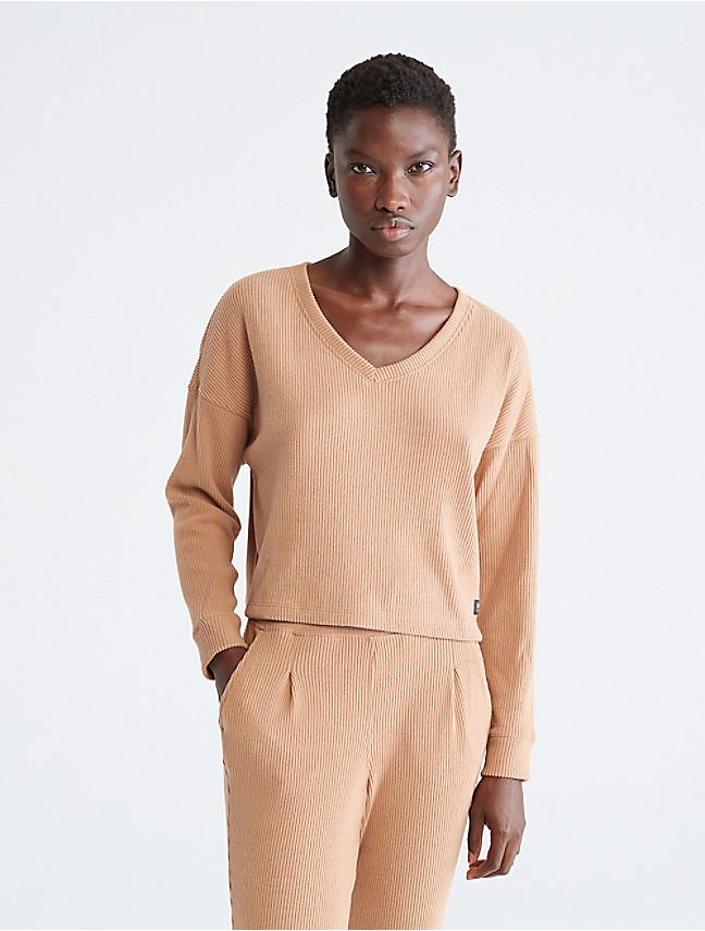 Turtleneck Long Uplift Calvin Klein® Sleeve Dress | USA Sweater