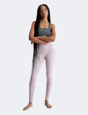 Calvin Klein Performance Women's Pilates Outfit Fitness Crop Top Scoopneck  Bra