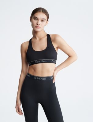 Calvin klein Sports Medium Support Sports Bra Black