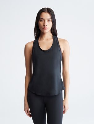 Performance Racerback Tank Top, Black Beauty