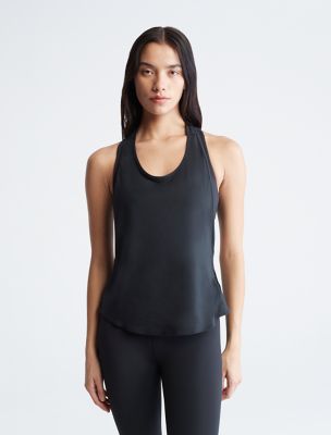 logo racerback tank top, Calvin Klein