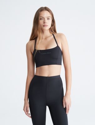 Calvin Klein Low Impact Ruched Sports Bra | Th