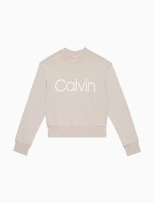 calvin klein mock neck sweatshirt