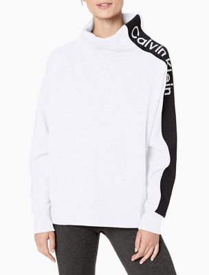 calvin klein performance cowl neck sweatshirt