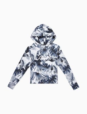 calvin klein all over print hoodie