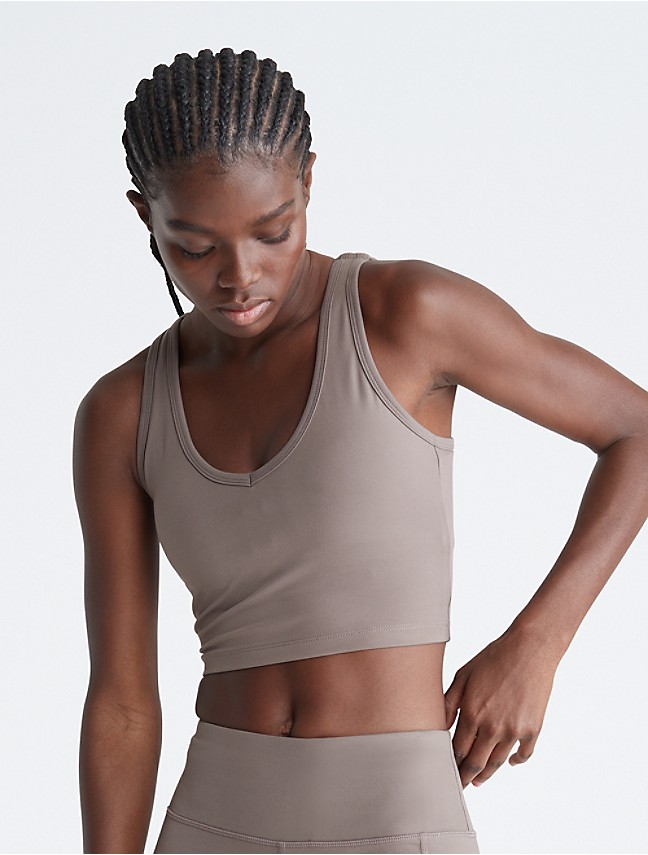 Calvin Klein Strappy-Back Low-Impact Sports Bra - Macy's  Low impact sports  bra, Low support sports bra, Calvin klein outfits