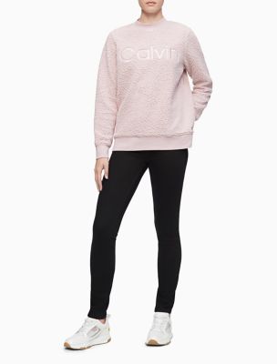 calvin klein mock neck sweatshirt