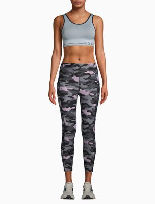 calvin klein camo sports bra