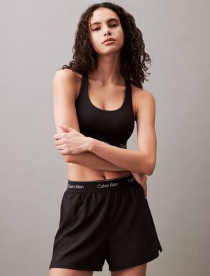 Calvin Klein Performance Size Medium Black White Logo Womens Active Leggings  - Helia Beer Co