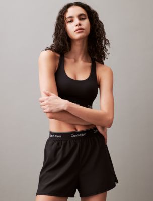 Calvin Klein Performance Modular Strappy Sports Bra in black