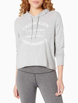 calvin klein performance logo sweatshirt