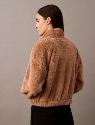 Aokyanos Indianapolis Sherpa Jacket in Khaki